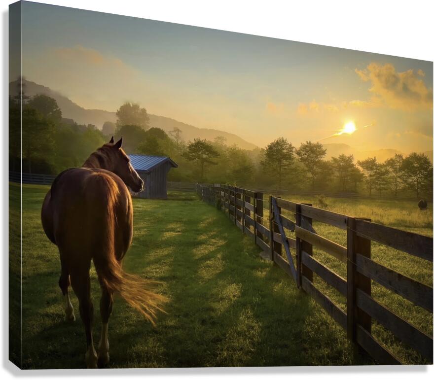 Stillness over  Banner Elk Canvas Print