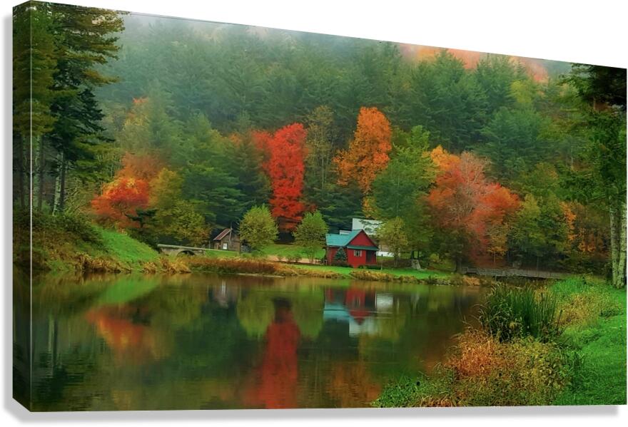 The Historic Cheese House -Banner Elk Canvas Print