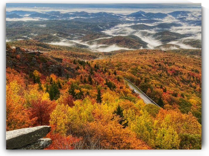 Fall Colors on The Blue Ridge Parkway by Joseph Nitti
