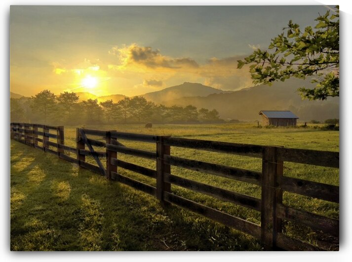 Sunrise Over The Farm by Joseph Nitti
