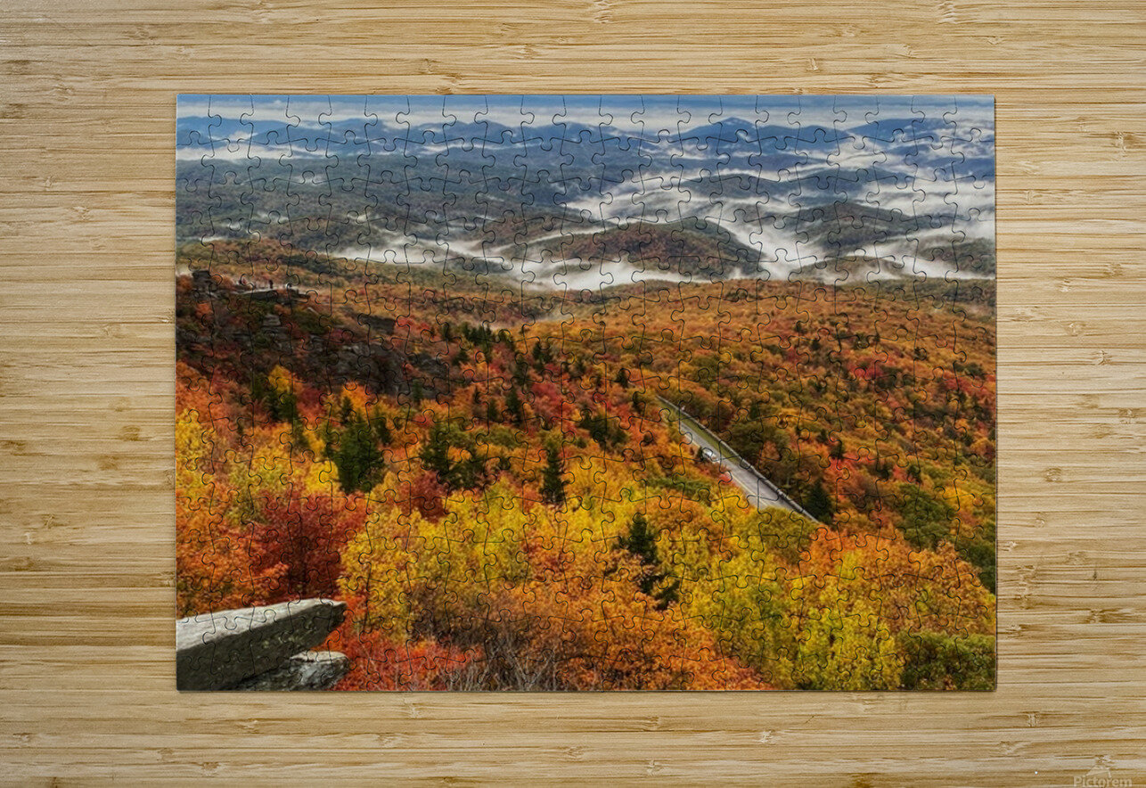 Fall Colors on The Blue Ridge Parkway Joseph Nitti Puzzle printing