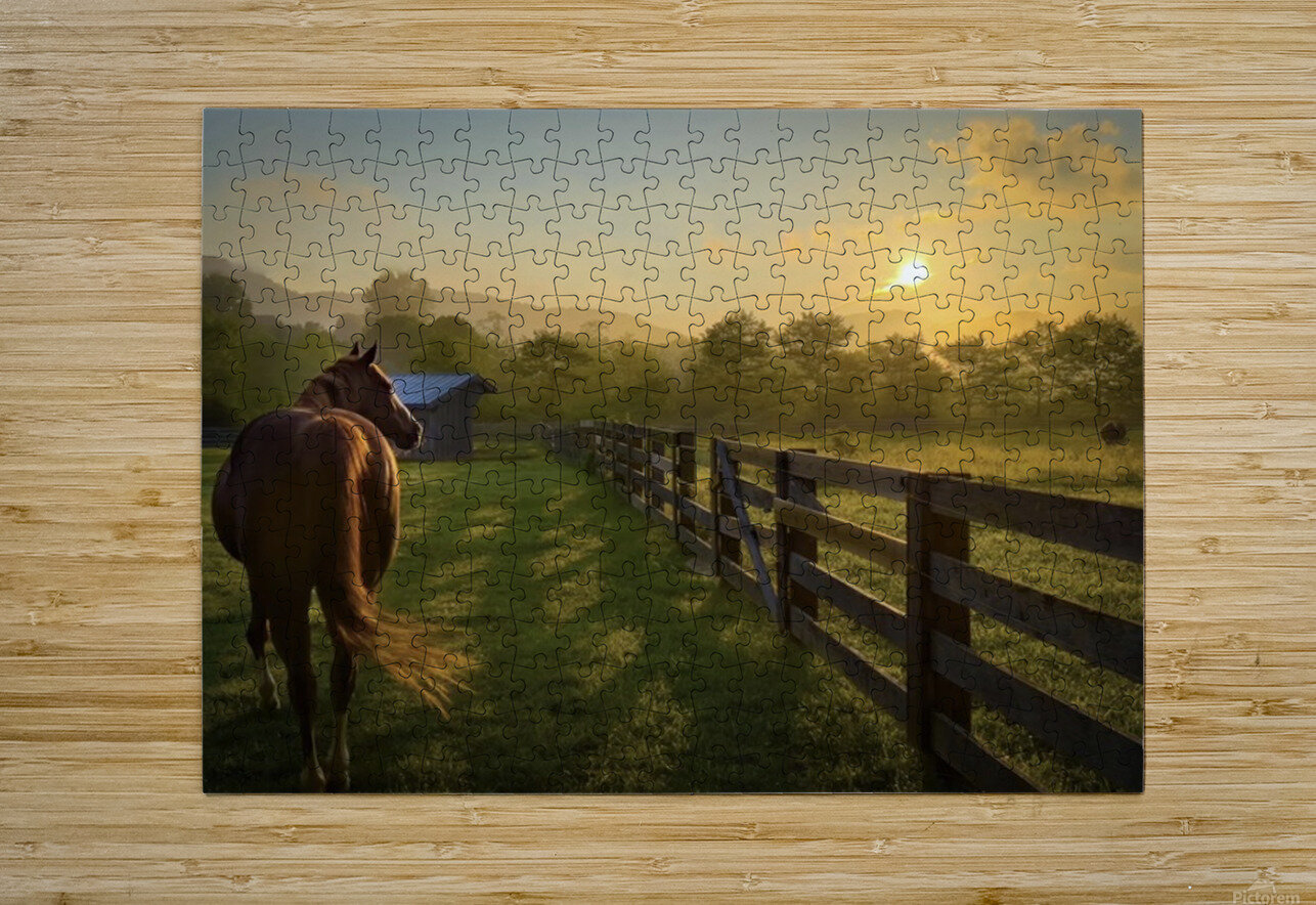 Stillness over  Banner Elk Joseph Nitti Puzzle printing