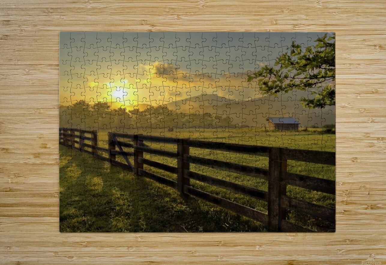 Sunrise Over The Farm Joseph Nitti Puzzle printing