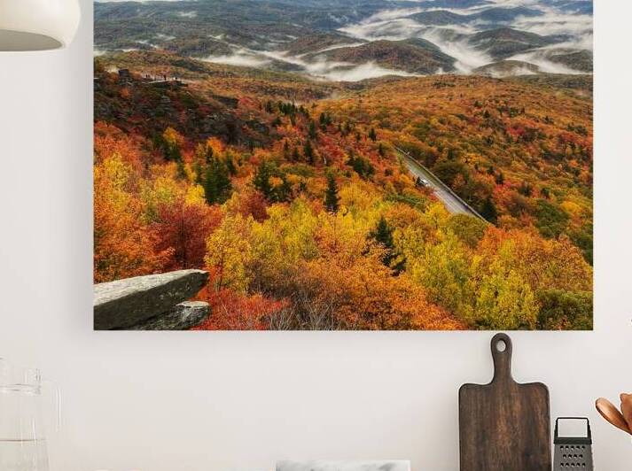 Fall Colors on The Blue Ridge Parkway by Joseph Nitti