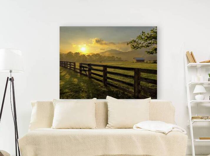 Sunrise Over The Farm by Joseph Nitti